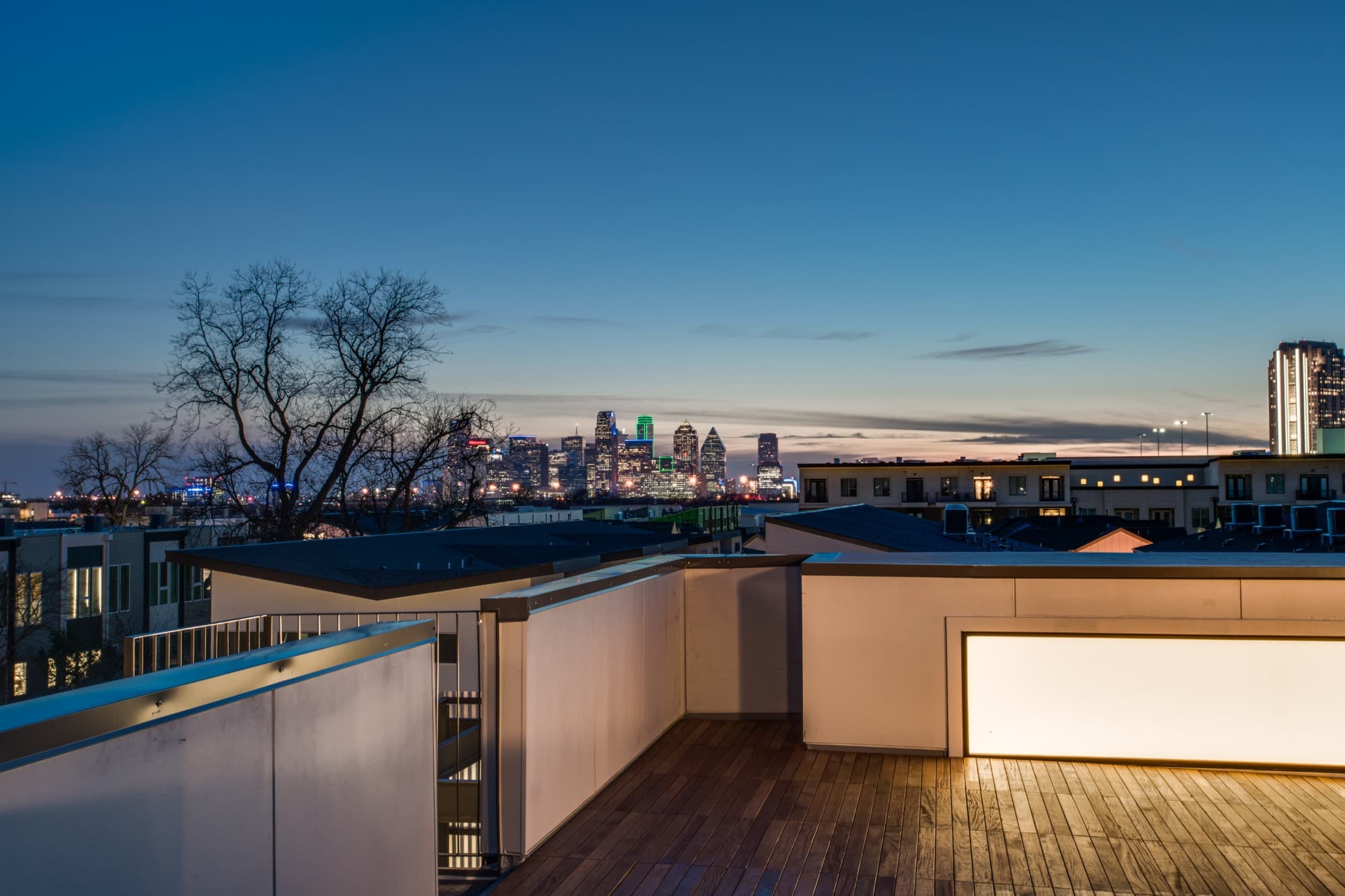 Dallas Rooftop Skyline